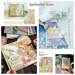 Translucent Parchment Paper Textured Scrapbook Paper Pads Sets&nbsp;DIY-H170-02E