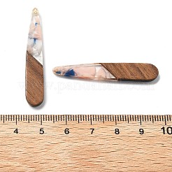 Resin and Walnut Pendants&nbsp;LS-FIND-R051-08C
