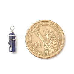 Natural Lapis Lazuli Pendants&nbsp;PALLOY-JF01570-04