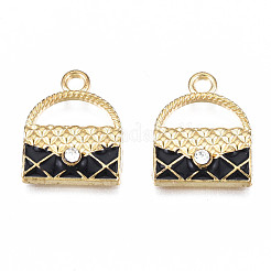Rack Plating Alloy Enamel Pendants&nbsp;ENAM-T011-118A