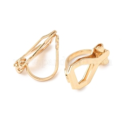 316 Surgical Stainless Steel Clip-on Earring Findings&nbsp;X-STAS-P397-02G