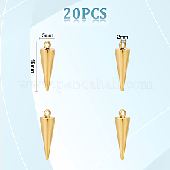 20Pcs 304 Stainless Steel Pendants&nbsp;STAS-UN0048-02