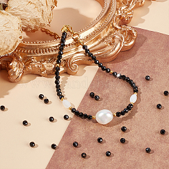 2 Strands Natural Black Spinel Beads Strands&nbsp;G-OC0005-44