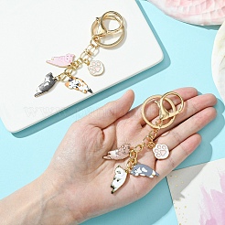 Alloy Enamel Keychain&nbsp;X1-KEYC-YW00065-01