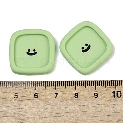 Smiley Face Resin Cabochons&nbsp;CRES-S372-01E