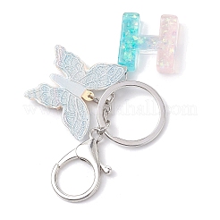 Butterfly Shape Resin & Acrylic Keychain&nbsp;KEYC-JKC01067-07