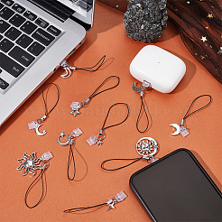 20Pcs 10 Style Alloy Mobile Straps&nbsp;HJEW-OC00109