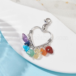Tibetan Style Alloy Pendant Decorations&nbsp;HJEW-JM01291-01