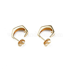 Brass Stud Earring Findings&nbsp;KK-N233-366