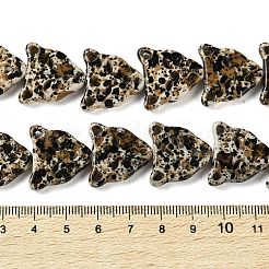 Spray Printed Synthetic Turquoise Beads Strands&nbsp;TURQ-P002-03A-01