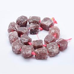 Natural Strawberry Quartz Beads Strands&nbsp;G-K203-66