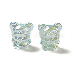 UV Plating Rainbow Iridescent Acrylic Beads&nbsp;LS-PACR-M002-01A