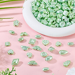 100G Pearlized Opaque Acrylic Beads&nbsp;OACR-TA0004-32B