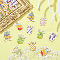 35Pcs 7 Style Easter Theme Alloy Enamel Pendants&nbsp;ENAM-CJ0005-67