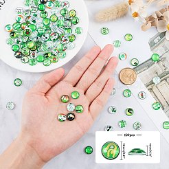 Glass Irish Cabochons&nbsp;GGLA-PH0006-01A