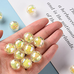 Transparent Acrylic Beads&nbsp;TACR-S152-14B-A10