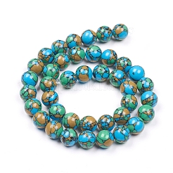 Synthetic Turquoise Beads Strands&nbsp;X-TURQ-G832-04-8mm