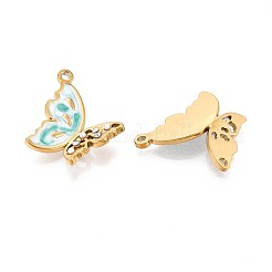 Butterfly 201 Stainless Steel Enamel Pendants&nbsp;STAS-N109-226G
