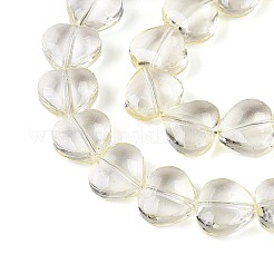 Baking Paint Transparent Glass Beads Strands&nbsp;DGLA-N021-01B-03