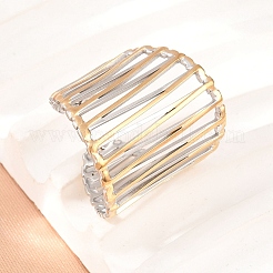 304 Stainless Steel Cuff Open Rings&nbsp;SA-H001-10GP