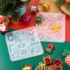 2Pcs 2 Styles DIY Food Grade Silicone Molds&nbsp;AJEW-TA0001-88A