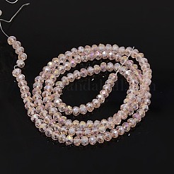 Electroplate Glass Beads Strands&nbsp;LS-EGLA-D020-4x3mm-69