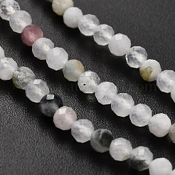 Natural Rainbow Moonstone Beads Strands&nbsp;G-RM2025-A15-3mm