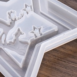 Christmas Theme DIY Pendants Decoration Silicone Mold&nbsp;DIY-F151-01D