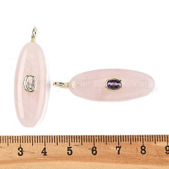 Natural Rose Quartz Pendants&nbsp;G-D357-02E