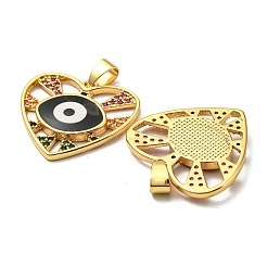 Real 18K Gold Plated Brass Pendants&nbsp;KK-L209-011G-01
