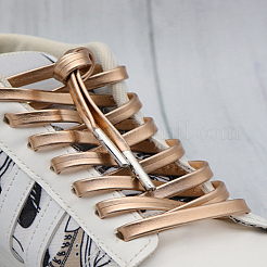 4Pcs 2 Colors PU Leather Shoelaces&nbsp;AJEW-LP0002-55