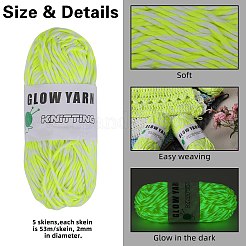 Luminous Two Tone Polyester Yarns&nbsp;OCOR-SZ0002-09A