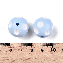 Bubblegum Opaque Acrylic Round Beads&nbsp;MACR-R527-20mm-15-1