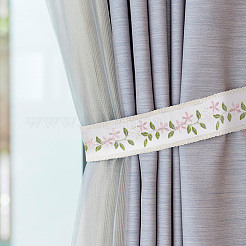 15 Yards Polyester Embroidery Flower Lace Ribbon&nbsp;OCOR-WH0078-223