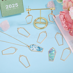 20Pcs Alloy Open Back Bezel Pendants&nbsp;FIND-CA0010-14G