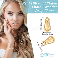 Brass Charms&nbsp;KK-GO0002-25B