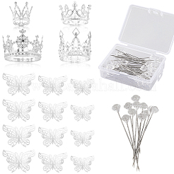 Crown Zinc Alloy Cake Decoration&nbsp;AJEW-CP0008-85G