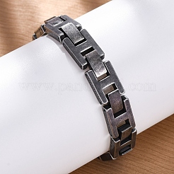 201 Stainless Steel Panther  Chain Bracelets&nbsp;BJEW-B078-161AS