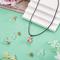 10Pcs Clear Glass Wishing Bottles&nbsp;AJEW-TA0002-85B