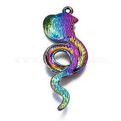 Rainbow Color Alloy Pendants&nbsp;PALLOY-S180-186-NR