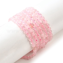 Natural Rose Quartz Beads Strands&nbsp;G-C179-A4mm-07