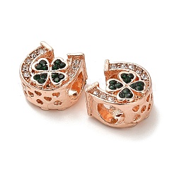 Alloy Rhinestone European Beads&nbsp;FIND-Q115-09RG