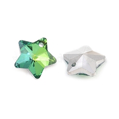 Electroplate Glass Charms&nbsp;GLAA-H104-A05