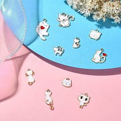 50Pcs 10 Styles Alloy Enamel Charms&nbsp;ENAM-CJ0004-29