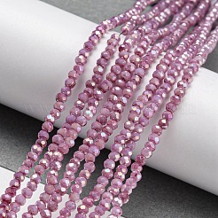 Opaque Baking Paint Glass Beads Strands&nbsp;DGLA-F002-03