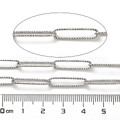 304 Stainless Steel Paperclip Chains&nbsp;CHS-A016-08P-A