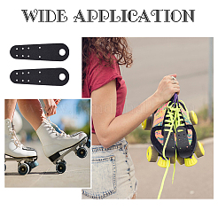 PVC Leather Flat Toe Guard Protector&nbsp;FIND-WH0013-65A