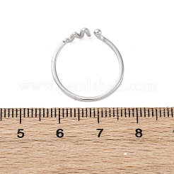 925 Sterling Silver Cuff Rings for Women&nbsp;RJEW-U046-05P