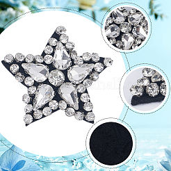 6Pcs Star Appliques&nbsp;PATC-GF0001-38