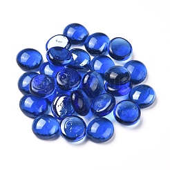 Transparent Flat Back Glass Cabochons&nbsp;GLAA-WH0015-30F